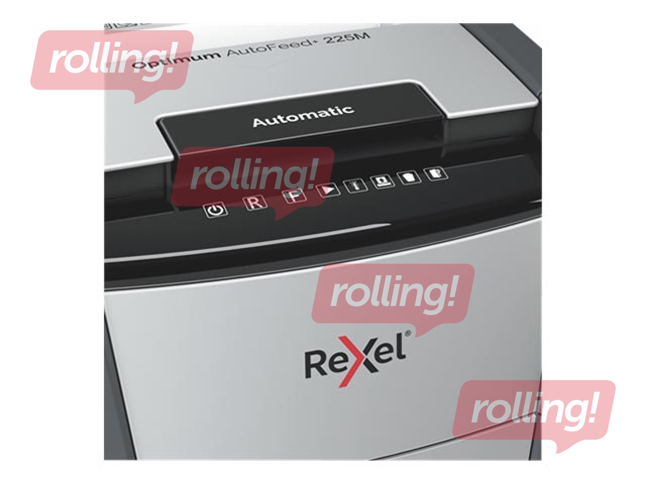 Dokumentu smalcinātājs Rexel Optimum AutoFeed+ 225M, P5 + DĀVANA! Pērc papīra smalcinātāju un saņe