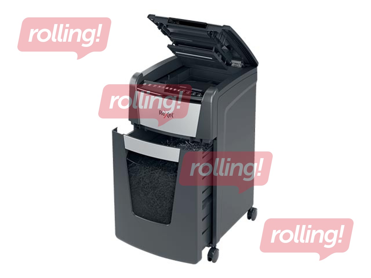 Dokumentu smalcinātājs Rexel Optimum AutoFeed+ 300M, P5 + DĀVANA! Pērc papīra smalcinātāju un saņe