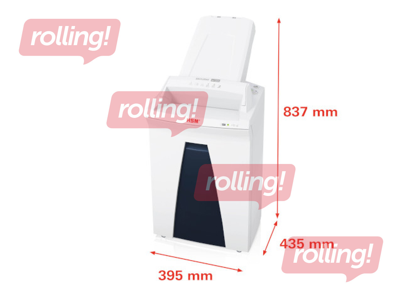 Dokumentu smalcinātājs HSM SECURIO AF350 - 4,5x30 mm