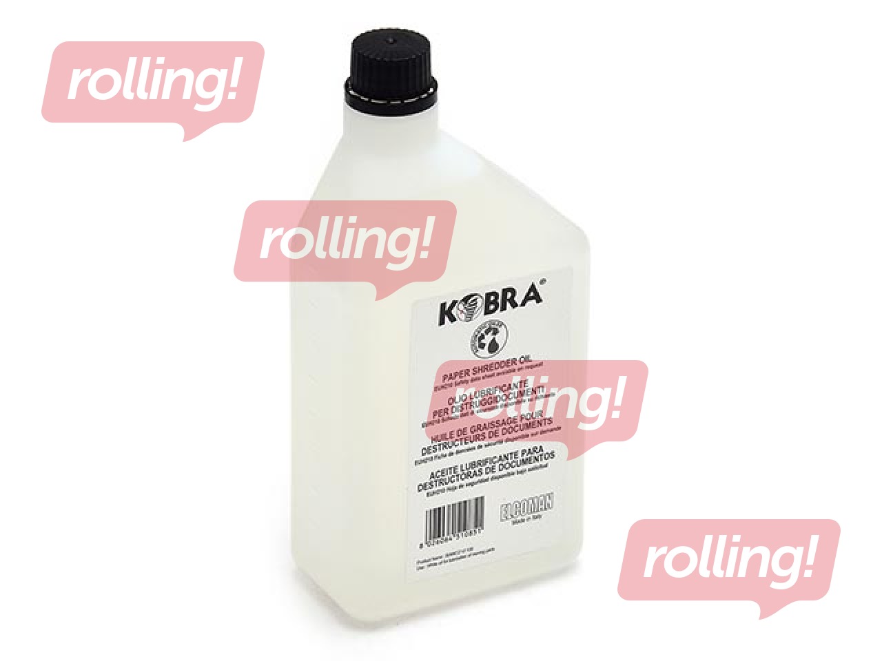 Oil for document shredders Kobra, 1000 ml