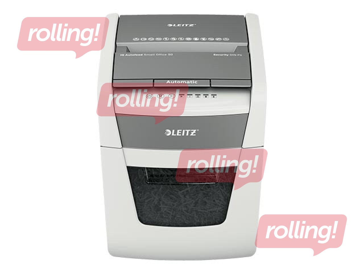 Dokumentu smalcinātājs Leitz IQ Autofeed Small Office 50x Automatic, P4