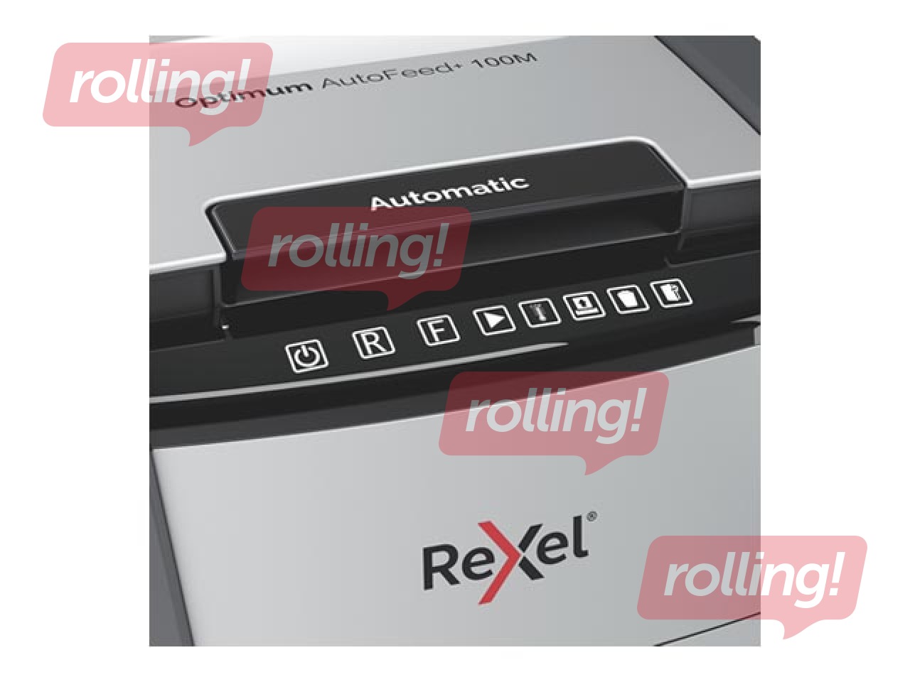 Dokumentu smalcinātājs Rexel Optimum AutoFeed+ 100M, P5 + DĀVANA! Pērc papīra smalcinātāju un saņe
