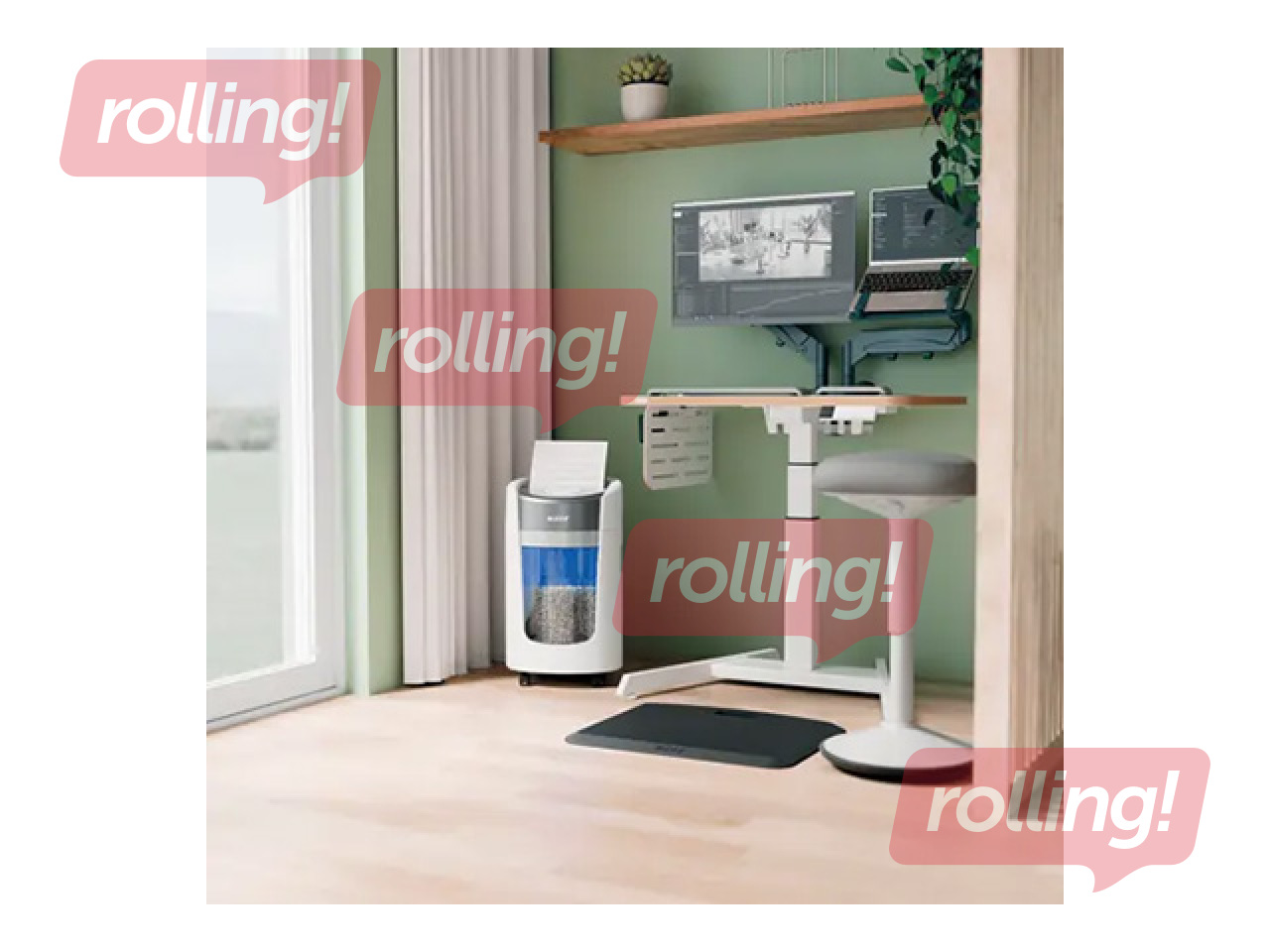 Dokumentu smalcinātājs Leitz OptiMax HomeOffice 225, P5