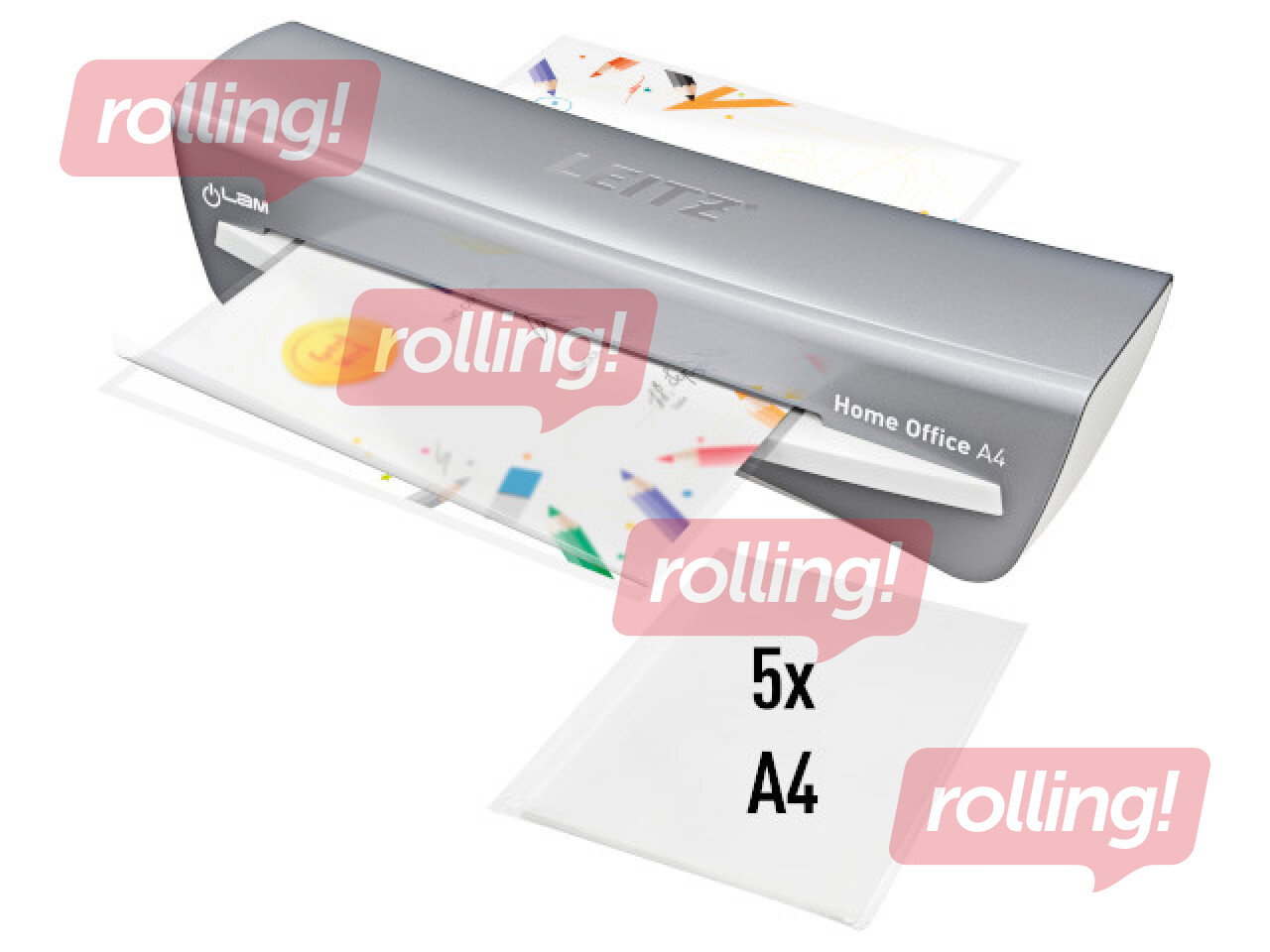 Laminators Leitz iLAM Home Office A4, pelēks