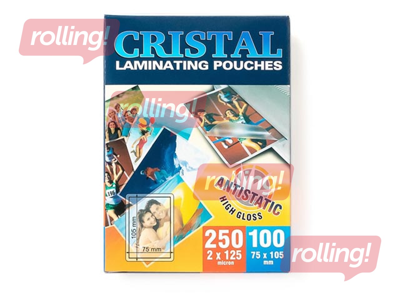 Laminēšanas plēves Argo, 75x105 mm, 125 mic., 100 gab.