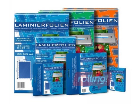 Laminating pouches ProfiOffice, A3, 80 mic., 100 pcs.