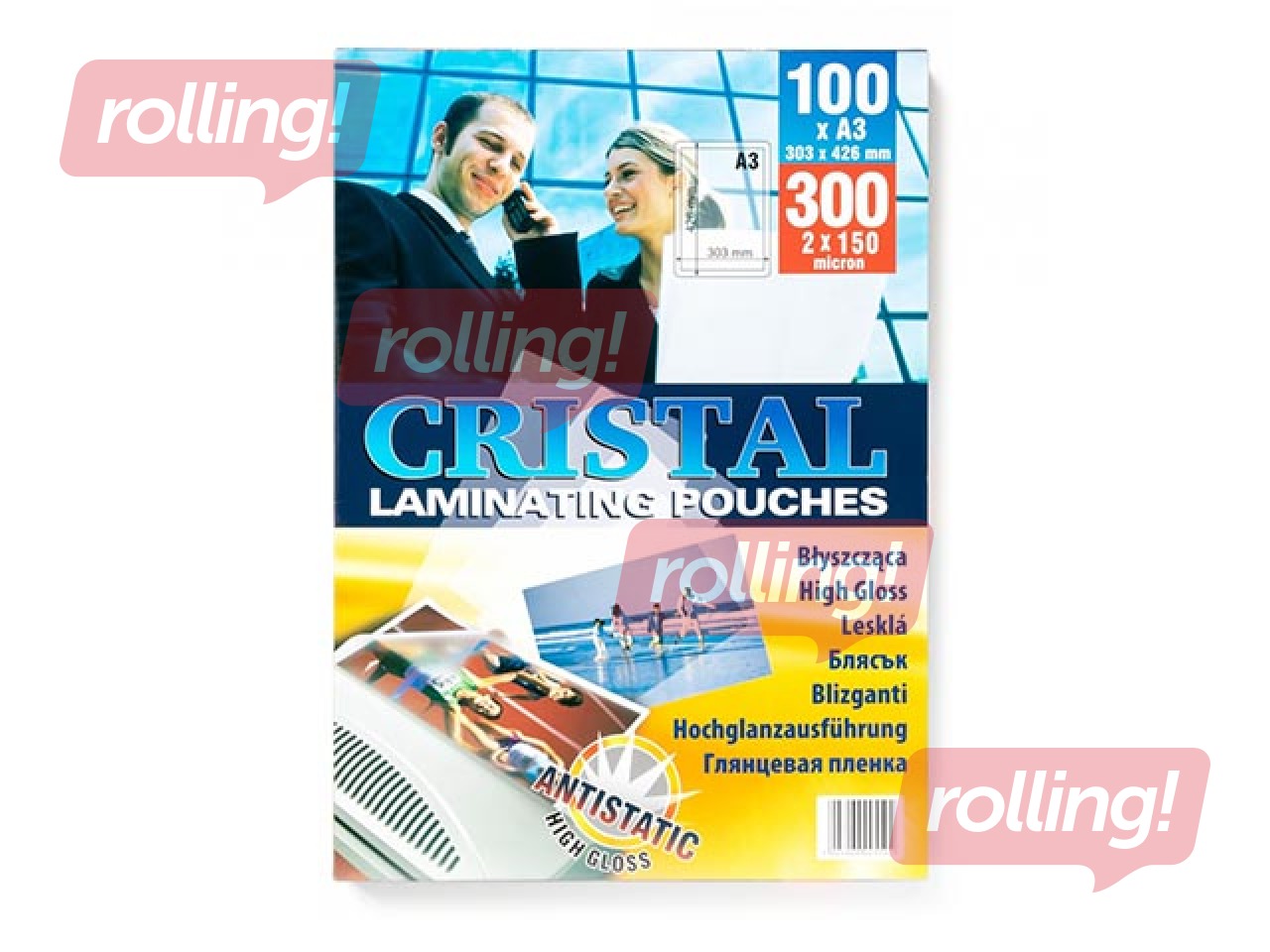 Laminēšanas plēves Argo, A3, 150mic., 100 gab.