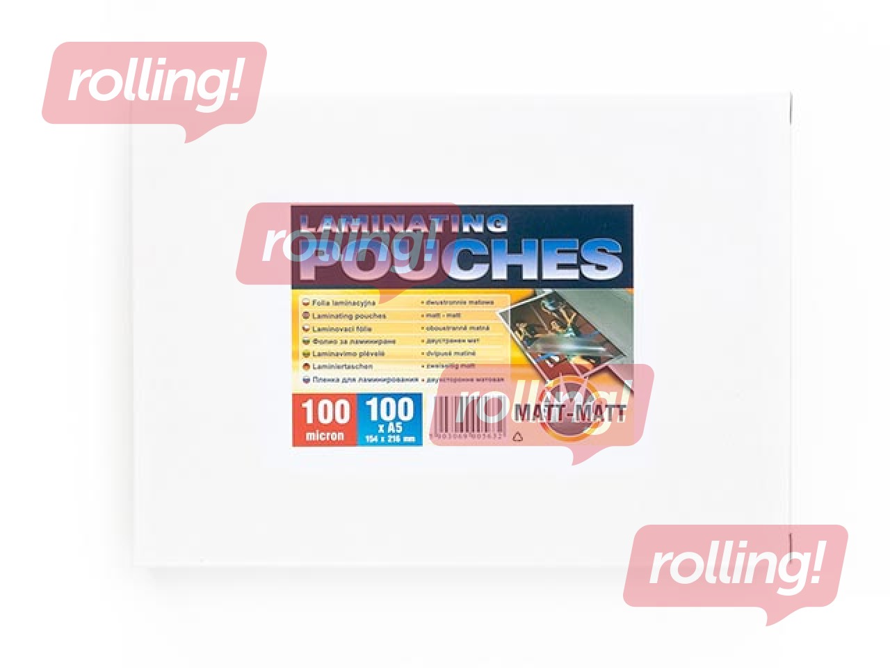Laminēšanas plēves Argo, A5, 100 mic., 100 gab. matētas