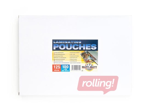 Laminating pouches Argo, A3, 125 mic., 100 pcs., matte