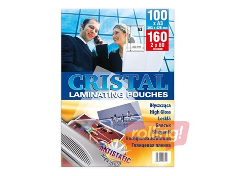 Laminating pouches Argo, A3, 80 mic., 100 pcs.
