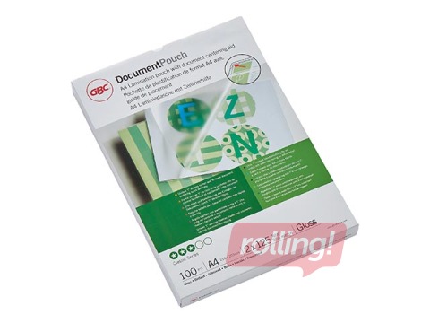 Плёнка для ламинирования документов GBC, A4, 125 мик., глянцевый, 100 шт.