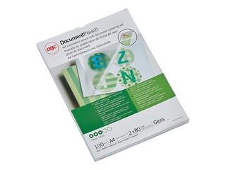 Laminēšanas plēves GBC, A4, 80 mic., glancētas, 100 gab.