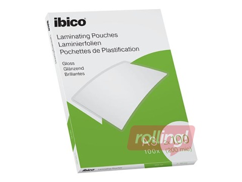 Laminating pouches Ibico, A3, 100 mic., glossy, 100 pcs.