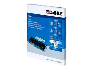 Ламинационные плёнки Dahle, A4, 125 мкм, 100 шт.