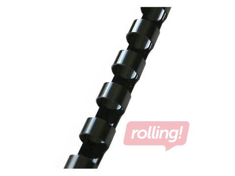 Binding plastic combs Argo, 10 mm, 100 pcs., black