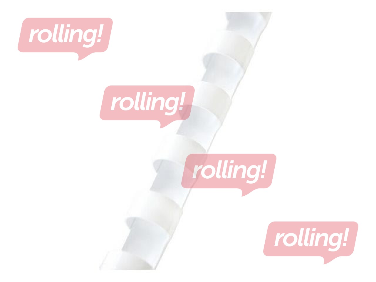 Binding plastic combs Argo, 16 mm, 100 pcs., white