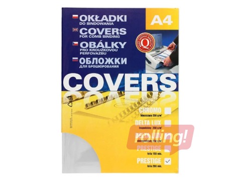 Обложка для переплёта верхняя Argo, 0.2 мм, 100 шт., прозрачная