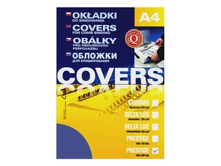 Binding covers Argo, 0.2 mm, 100 pcs., transparent blue