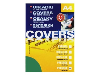 Обложка для переплёта верхняя Argo, 0.2 мм, 100 шт., прозрачная, зелёная