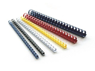 Köitespiraalid plastikust Argo, 28.5 mm, 50 tk., valge