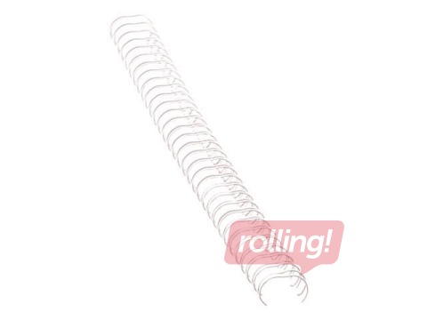 Binding metal combs Fellowes, 6 mm, 100 pcs., white