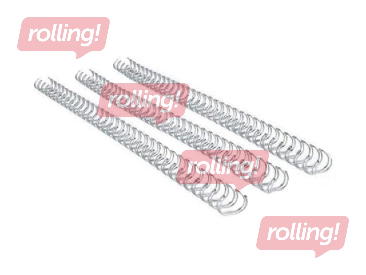 Binding metal combs Fellowes, 6 mm, 100 pcs., black