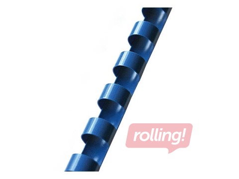Binding plastic combs Argo, 19/20 mm, 100 pcs., blue