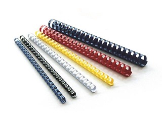 Plastmasas spirāles Argo, 12.5 mm, 100 gab., sarkanas