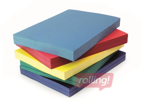 Binding back cover Delta, A4, 250 g/m2, 100 pcs, gray