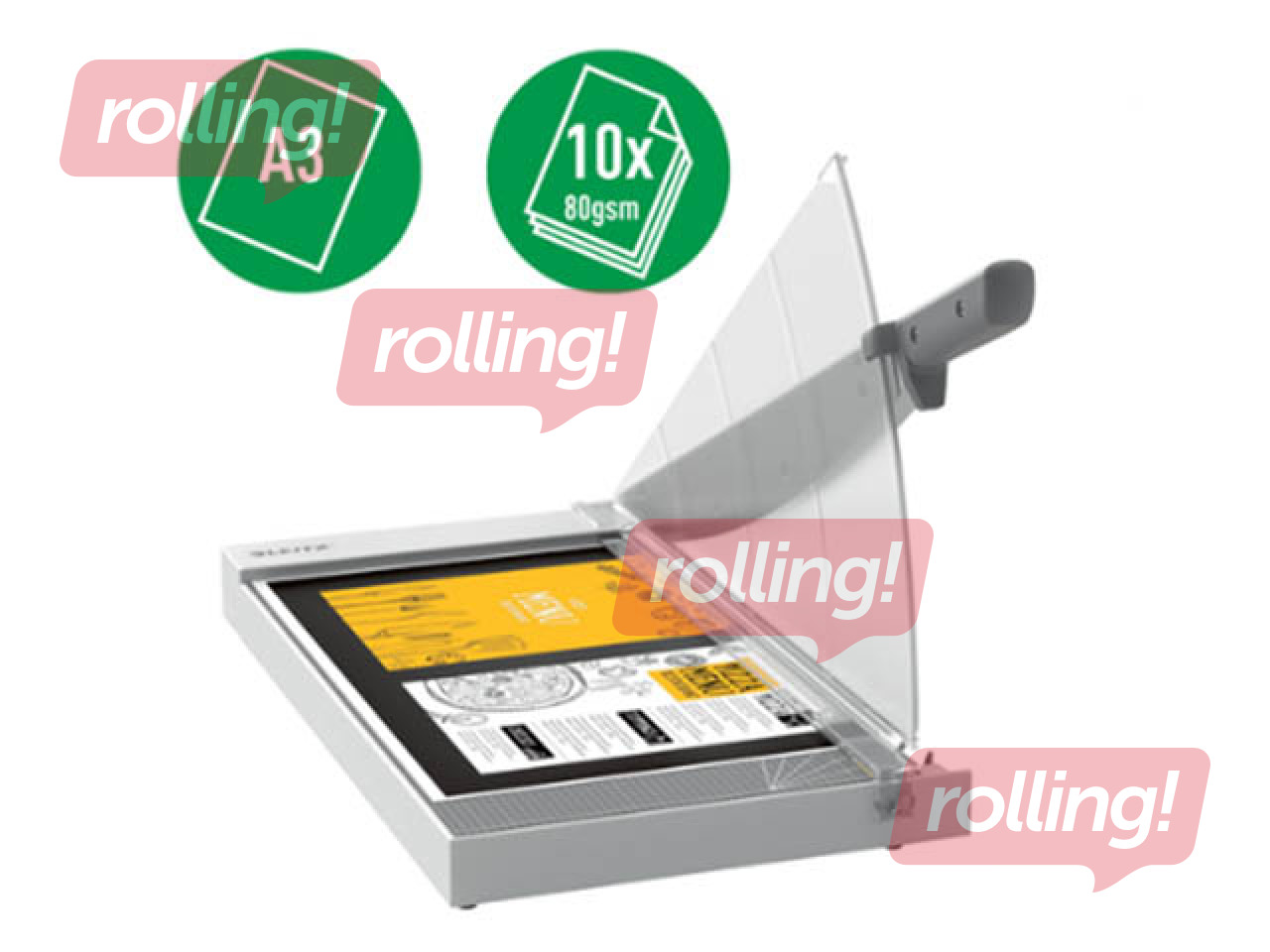 Giljotīna Leitz Precision Home Office Paper Cutter A3
