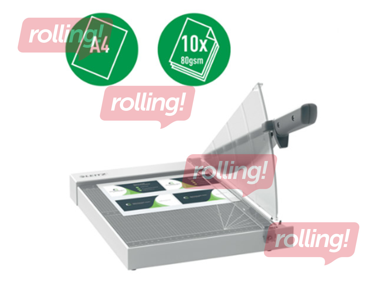 Giljotīna Leitz Precision Home Office Paper Cutter A4