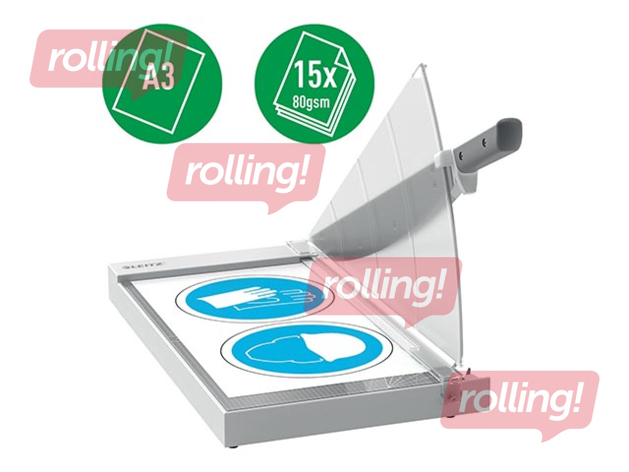 Guillotine Leitz Precision Office Paper Cutter A3