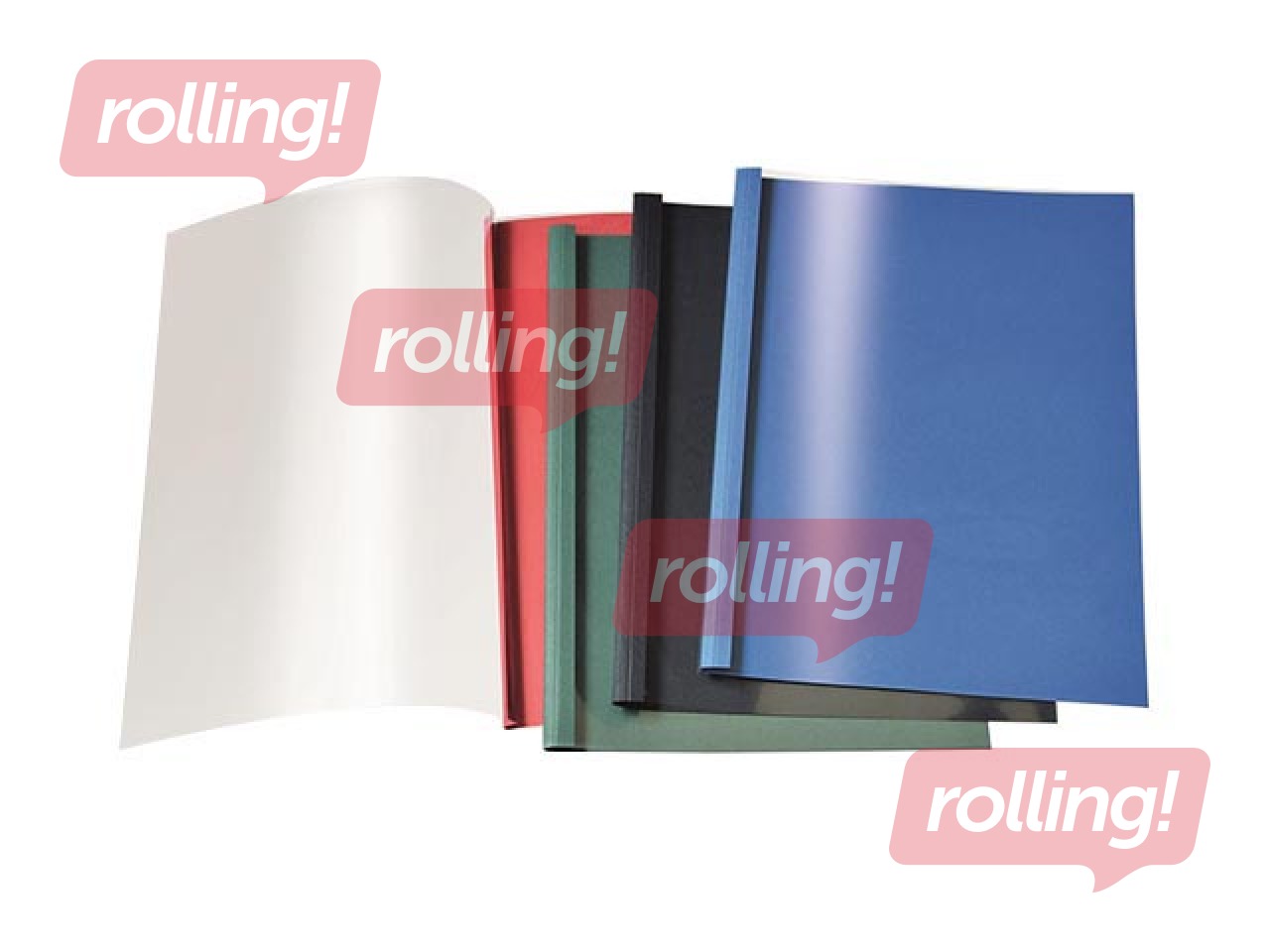 Thermal binding covers Prestige, A4, 9 mm, 80 pieces., black