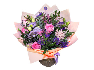 Ziedu pušķis Platin-1, vidējs, Ø35-40cm