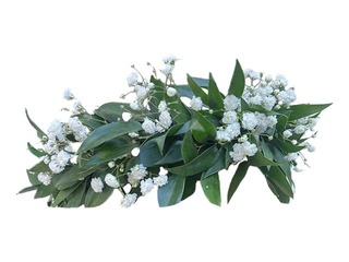 Līgo wreath with gypsophila, Ø25cm