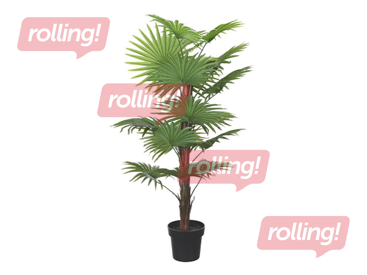 Mākslīgais augs Asil podiņā Domoletti, zaļš, 120cm