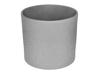 Decorative flower pot Domoletti, ceramic, grey, Ø28x26cm