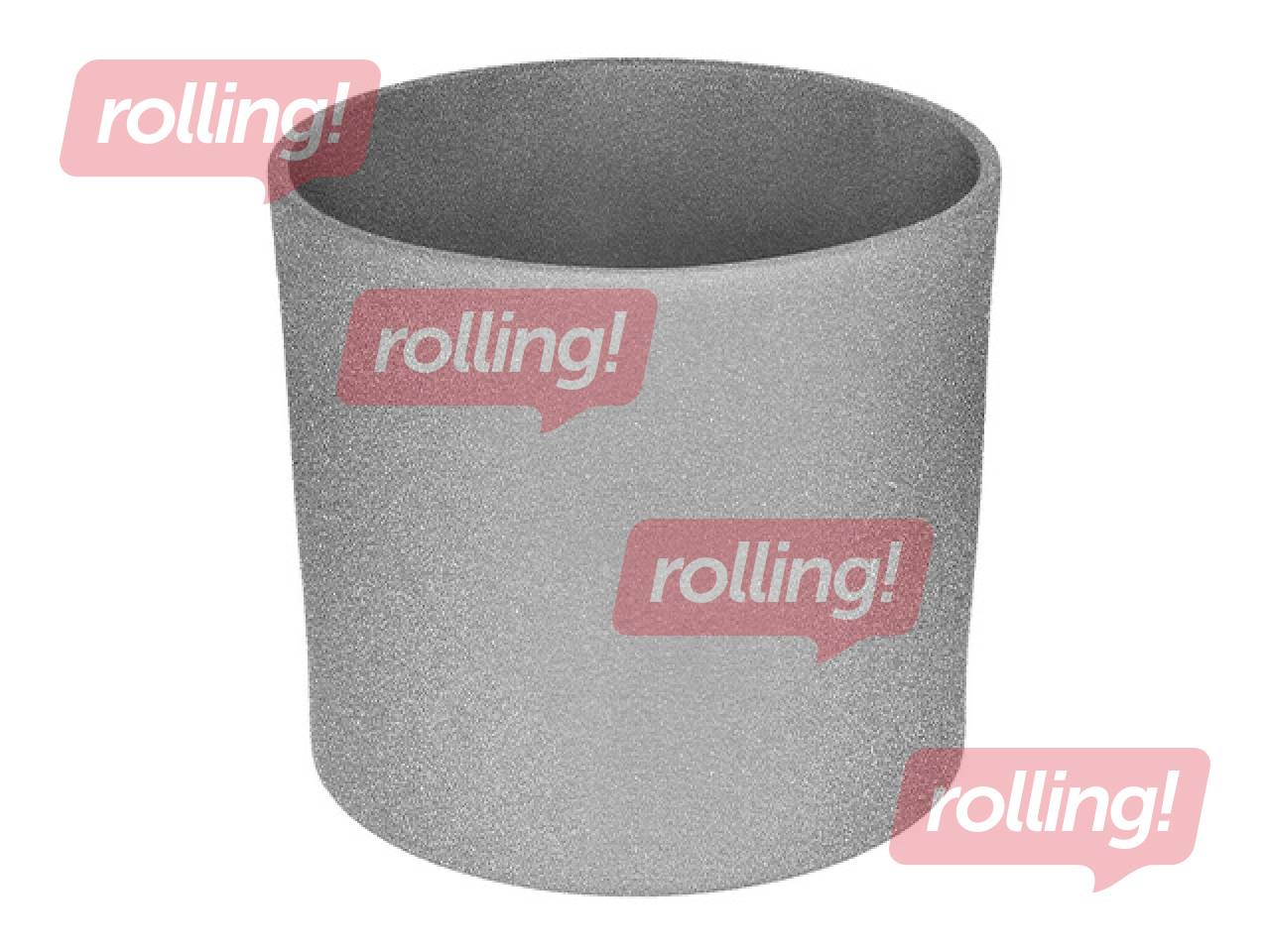 Dekoratīvais puķu pods Domoletti, keramika, pelēks, Ø28x26cm