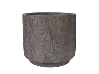 Dekoratiivne lillepott Thor, hall, Ø20.5×18.5cm