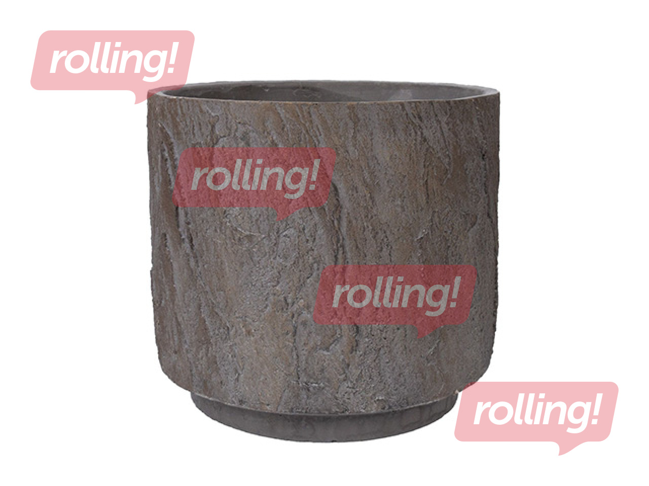 Dekoratīvais puķu pods Thor, pelēks, Ø20.5x18.5cm