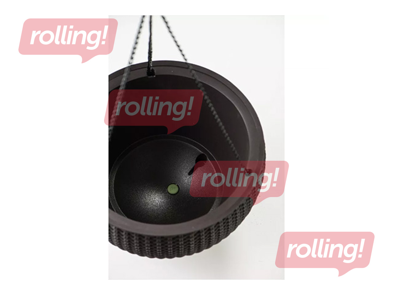 Dekoratīvais puķu pods Keter Sphere Planter, karināms, plastmasas, pelēks, Ø35cm