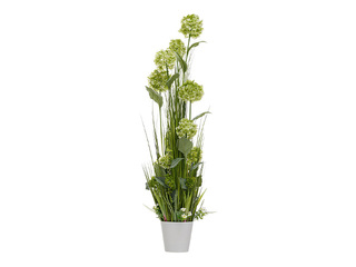 Kunsttaim In Garden potis, roheline hortensia, 120cm