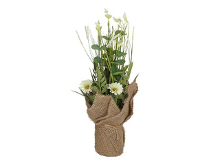 Kunsttaim In Garden, valge karikakar, 35cm