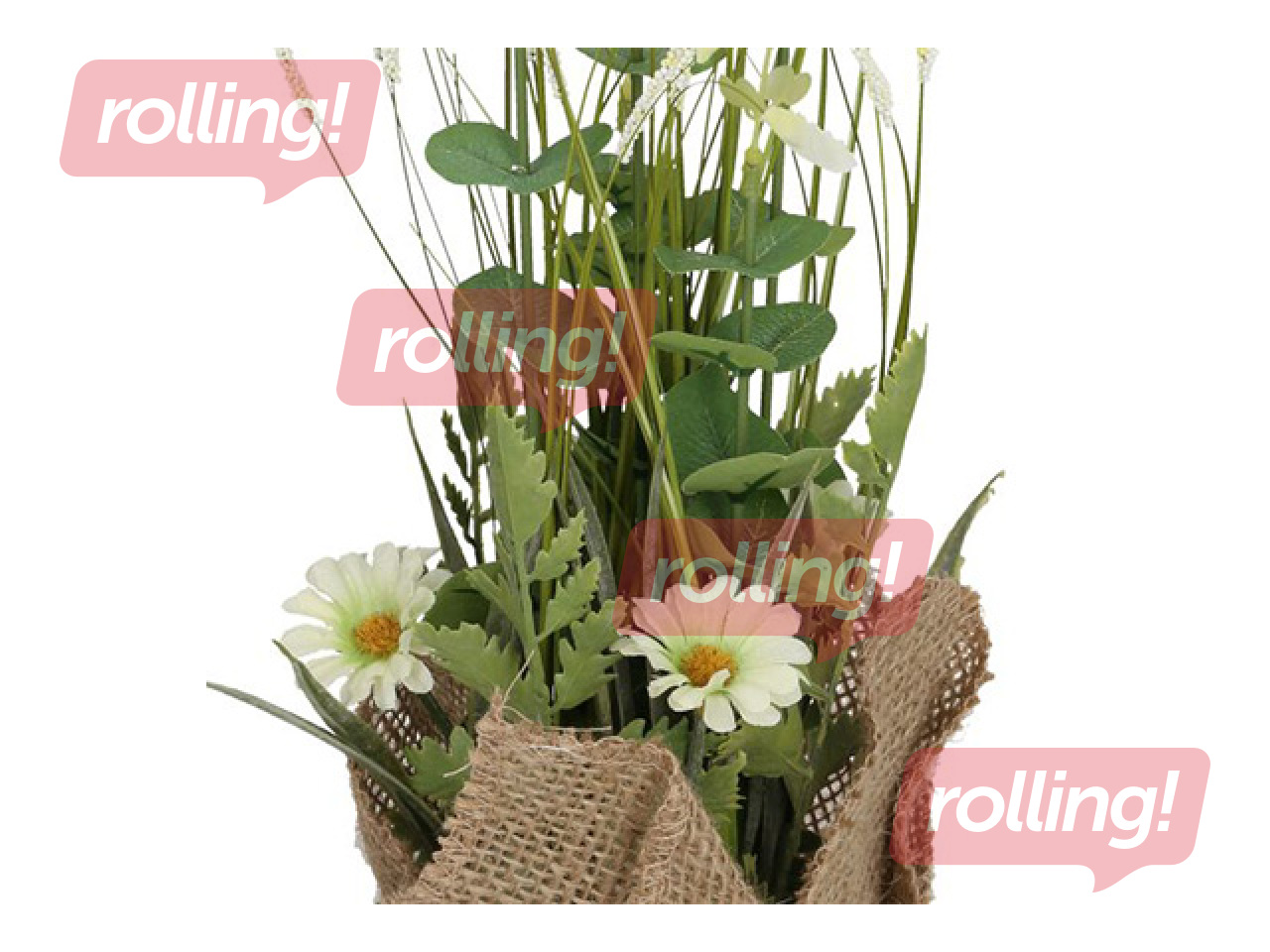 Mākslīgais augs In Garden, margrietiņa podiņā, balta, 35cm