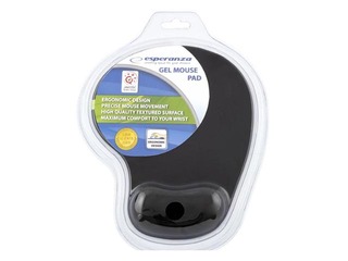 Подкладка для мыши с гелем Esperanza EA137, черный