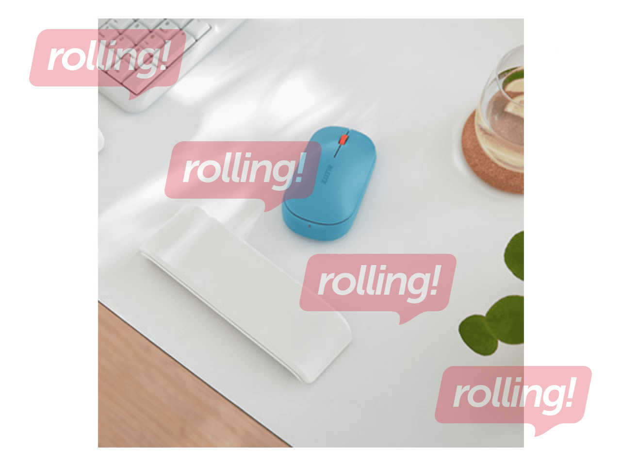 Rokas balsts Leitz Ergo Cosy, gaiši pelēks