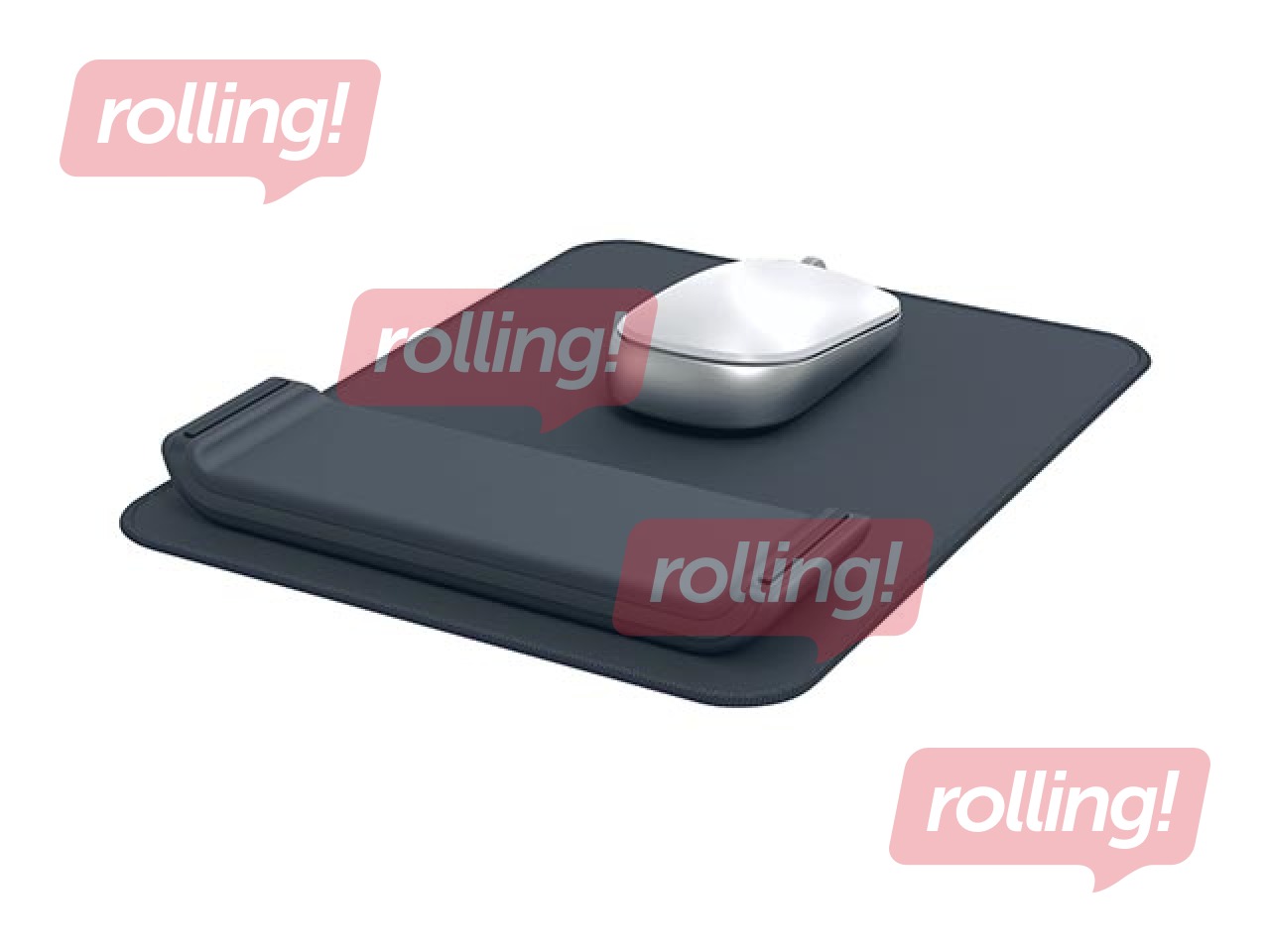 Peles paliktnis Leitz Ergo ar regulējamu plaukstas balstu, tumši pelēks, 1 gab.