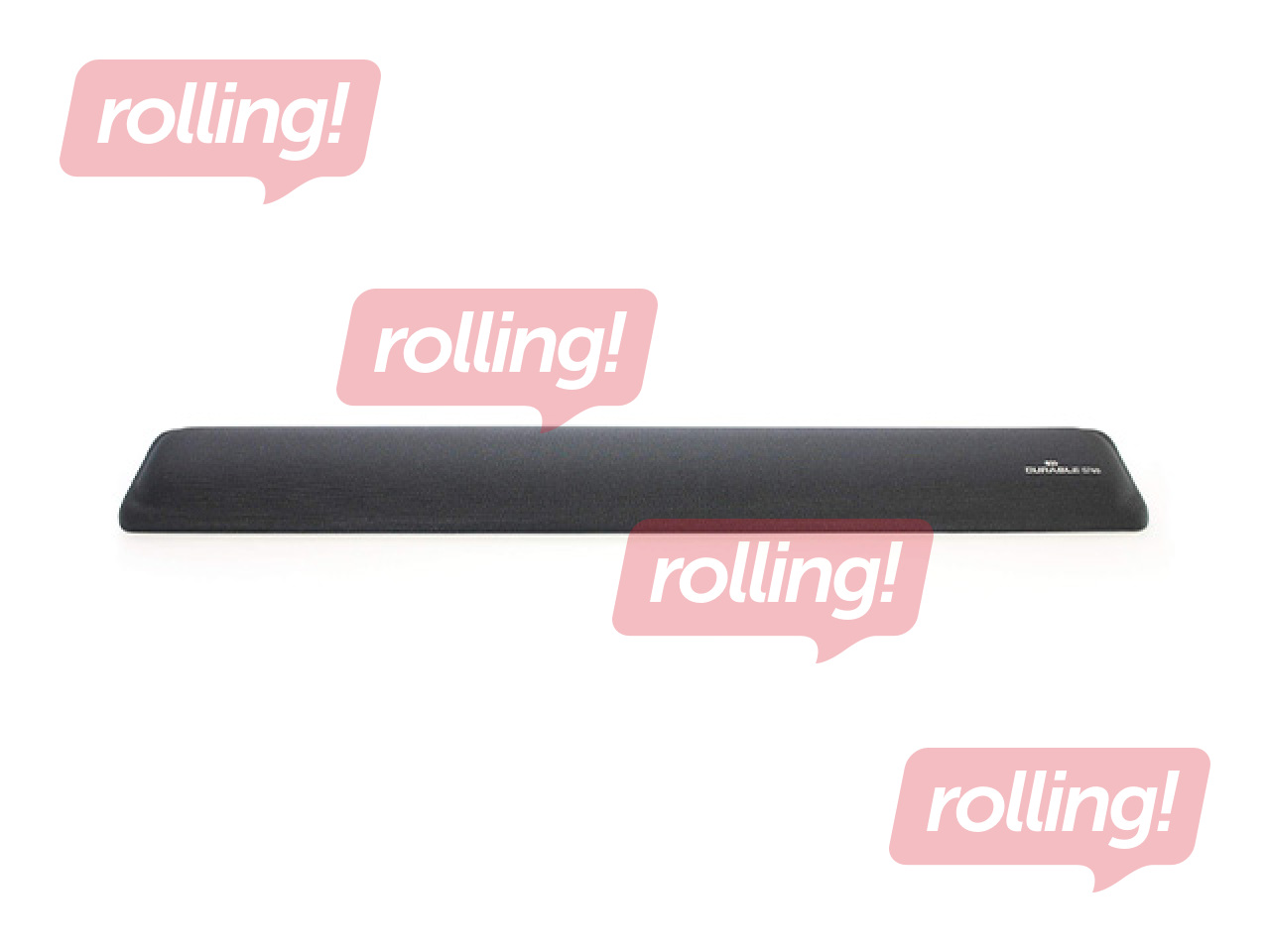 Geeliga ristkülikukujuline randmetugi Durable, must