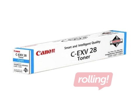 Tonera tūba Canon C-EXV28, ciānzila, (38000 lpp.)