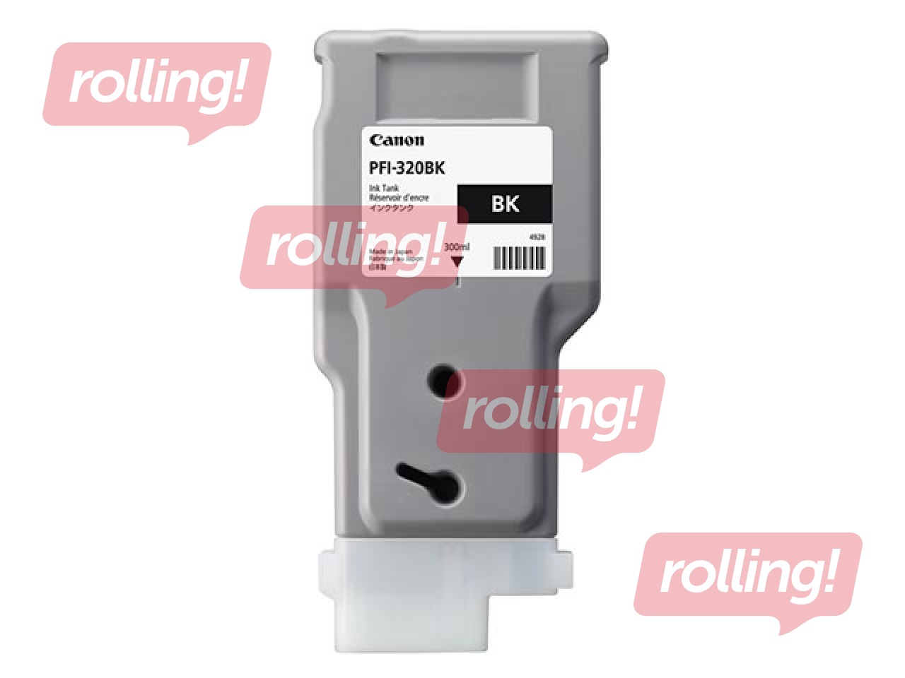 Tintes kasete Canon PFI-320BK, melna, 300ml